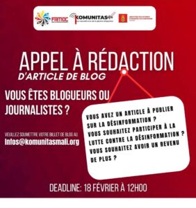 📝 APPEL À RÉDACTION – ARTICLE DE BLOG