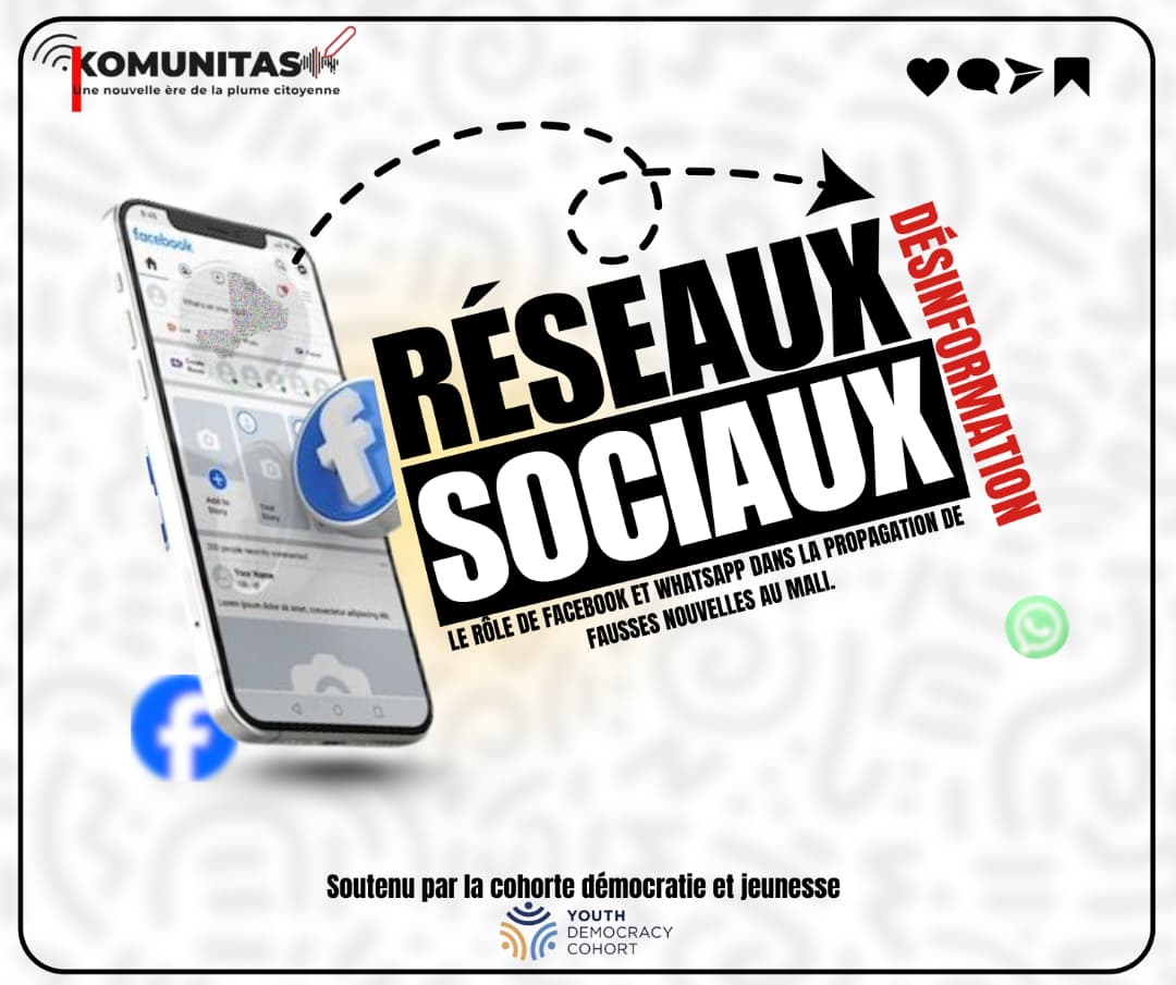 Réseaux sociaux et désinformation : le rôle de Facebook et WhatsApp dans la propagation de fausses nouvelles au Mali