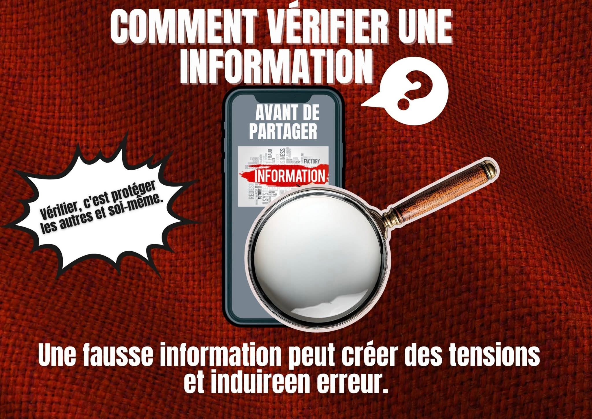 Quatre conseils pratiques pour vérifier rapidement l’information !