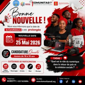 📢 Bonne nouvelle pour les jeunes créateurs de contenu !