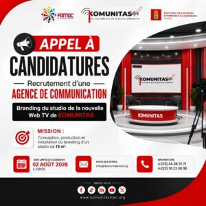📢 APPEL À CANDIDATURES