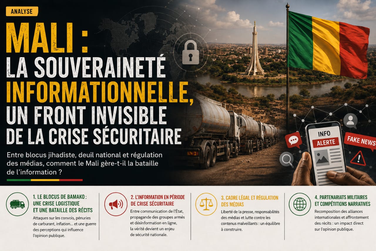 Article 13| Mali : la souveraineté informationnelle, un front invisible de la crise sécuritaire